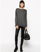 Eleven Paris Bulax Jumper With Leather Panels - Lyst