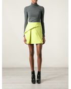 Kenzo Pleated Front Skirt - Lyst