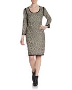 Rebecca Taylor Sequined Mini Dress - Lyst