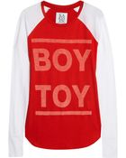 Zoe Karssen Boy Toy Cotton And Modal-Blend Top - Lyst