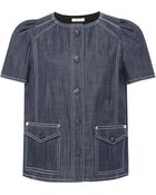 Nina Ricci Denim Top - Lyst