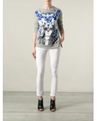 Pinko Printed Sweatshirt - Lyst