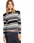 Michael Stars Crew Neck Crop Top - Lyst