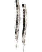 Guess Goldtone Stone Drop Earrings - Lyst