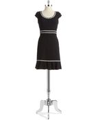 Betsey Johnson Embroidered Shift Dress - Lyst