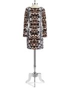 Vince Camuto Patterned Sheath Dress - Lyst