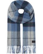 Hugo Boss Checked Scarf - Lyst