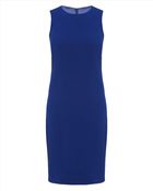 Jaeger Wool Crepe Shift Dress - Lyst