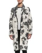10 Crosby Derek Lam Crochet Twotone Coat - Lyst