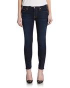 7 For All Mankind Kimmie Cropped Skinny Jeans - Lyst