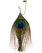 Asos Peacock Feather Ear Cuff - Lyst