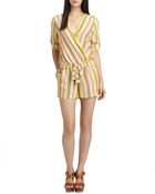 BCBGMAXAZRIA Kelly Striped Jumpsuit - Lyst