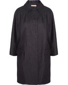 Michael Kors Denim Coat - Lyst