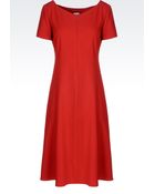 Armani Dress In Virgin Wool - Lyst