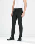 Zara Black Trousers - Lyst