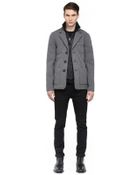 Mackage Jaks Grey Wool Sport Jacket With Light Down Inner Vest - Lyst
