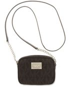 Michael Kors Michael Mk Logo Crossbody - Lyst