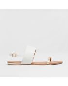 Pull&Bear Metallic Sandals - Lyst