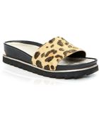 Donald J Pliner Leopard Print Sandals - Cava Slide - Lyst