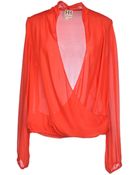 Haute Hippie Blouse - Lyst