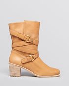 Stuart Weitzman Boots Dallas Buckle - Lyst