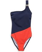 Tommy Hilfiger Colorblock Swimsuit - Lyst