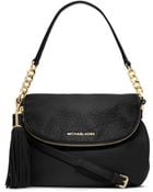 Michael Kors Bedford Tassle Medium Leather Shoulder Bag - Lyst