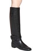 Roger Vivier 20Mm Jockey Leather Boots - Lyst