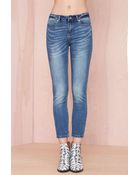 Nasty Gal So Faded Skinny Jeans - Lyst