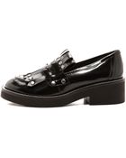 Ash Nico Tassle Fringe Loafer Black - Lyst