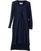 Mm6 By Maison Martin Margiela Short Dress - Lyst