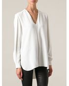 Joseph Vneck Blouse - Lyst