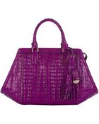 Brahmin La Scalla Arden Leather Satchel - Lyst