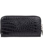 Givenchy Shark Tooth Zip-Around Wallet - Lyst