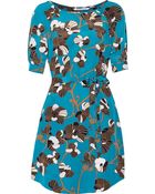 Diane von Furstenberg Florence Printed Silk Dress - Lyst
