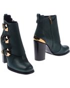 Grey Mer Ankle Boots - Lyst