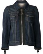 Christopher Kane Shrunken Denim Jacket - Lyst