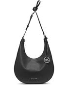 MICHAEL Michael Kors Rhea Leather Micro Stud Slouchy Shoulder Bag - Lyst