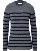 Chinti & Parker Cashmere Striped Pullover - Lyst