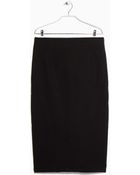Mango Pencil Skirt - Lyst
