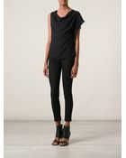 Wunderkind Draped Asymmetric Top - Lyst