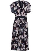 Paul Smith Black Label Kneelength Dress - Lyst