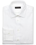 Calvin Klein Spread Collar Dress Shirt - Lyst