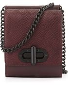 L.A.M.B. Etsie Snake-Embossed Shoulder Bag - Lyst