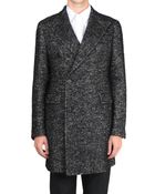 Tagliatore 0205 Wool Blend Herringbone Coat - Lyst