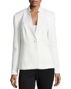 Philosophy Long-Sleeve Ponte Jacket W/ Eyelet Detail - Lyst