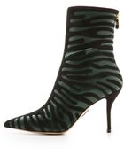 Paul Andrew Exotica Booties - Black/Algae - Lyst