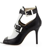 MICHAEL Michael Kors Dakota Perforated Ankle Boot - Lyst