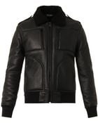 Marc Jacobs Shearling-Lined Leather Jacket - Lyst