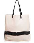 Mango Leather-Lining Shopper Bag - Lyst